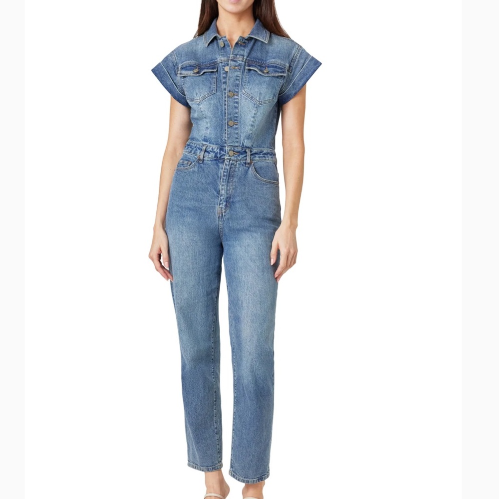 Habitual Denim Jumpsuit